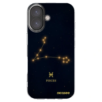 Picasee husă transparentă din silicon pentru Apple iPhone 16 - PISCES