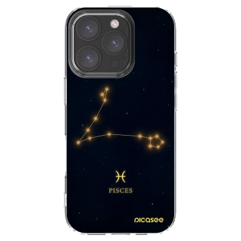 Picasee husă transparentă din silicon pentru Apple iPhone 16 Pro - PISCES