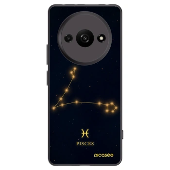 Picasee husă neagră din silicon pentru Xiaomi Redmi A3 - PISCES
