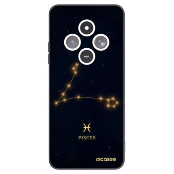Picasee husă neagră din silicon pentru Xiaomi Redmi 14C - PISCES