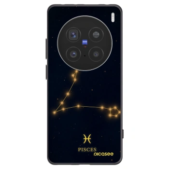 Picasee husă neagră din silicon pentru Vivo X200 Pro - PISCES