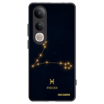 Picasee husă neagră din silicon pentru Vivo V50 Lite 5G - PISCES