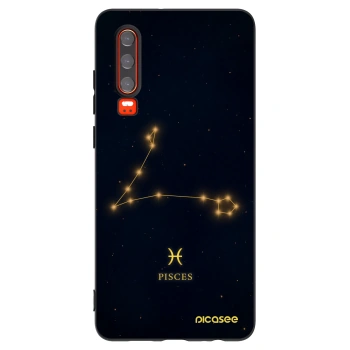 Picasee husă neagră din silicon pentru Huawei P30 - PISCES