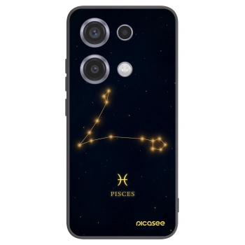 Picasee husă neagră din silicon pentru Xiaomi Redmi Note 14S - PISCES