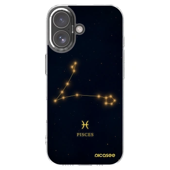 Picasee husă transparentă din silicon pentru Apple iPhone 17 - PISCES