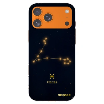 Picasee husă transparentă din silicon pentru Apple iPhone 17 Pro Max - PISCES