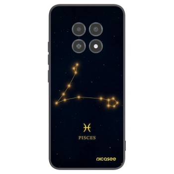 Picasee husă neagră din silicon pentru Realme 12X - PISCES