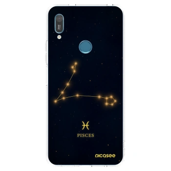 Picasee husă transparentă din silicon pentru Huawei Y6 2019 - PISCES