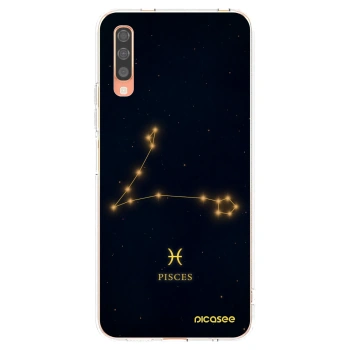 Picasee husă transparentă din silicon pentru Samsung Galaxy A70 A705F - PISCES