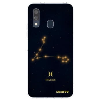 Picasee husă transparentă din silicon pentru Samsung Galaxy A40 A405F - PISCES