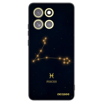Picasee husă neagră din silicon pentru Motorola Moto G86 5G - PISCES