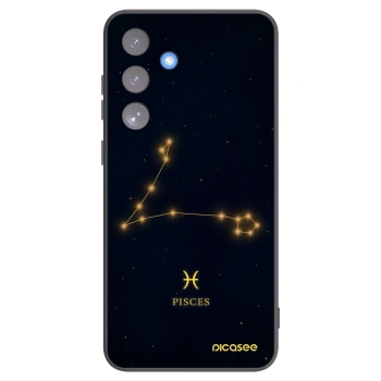 Picasee husă neagră din silicon pentru Samsung Galaxy S25 FE 5G - PISCES