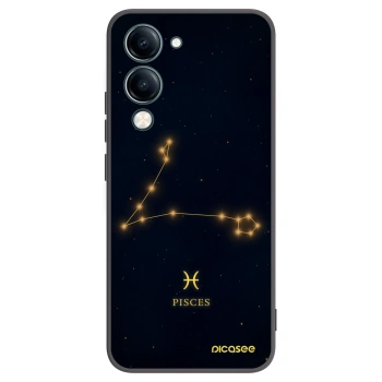 Picasee husă neagră din silicon pentru Vivo Y29s 5G - PISCES