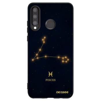 Picasee husă neagră din silicon pentru Huawei P30 Lite - PISCES