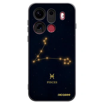 Picasee husă neagră din silicon pentru OPPO Find X9 Pro - PISCES
