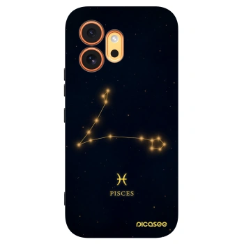 Picasee husă neagră din silicon pentru Honor 600 - PISCES