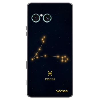 Picasee husă neagră din silicon pentru Sony Xperia 10 VII - PISCES