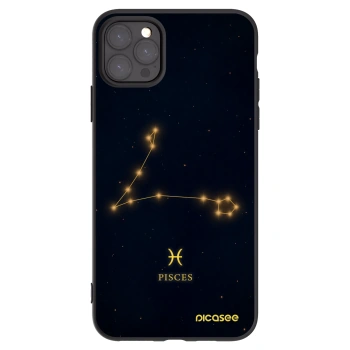 Picasee husă neagră din silicon pentru Apple iPhone 11 Pro Max - PISCES