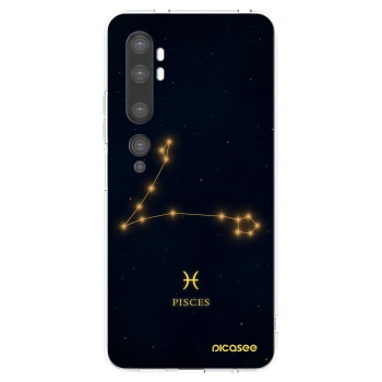 Picasee husă transparentă din silicon pentru Xiaomi Mi Note 10 (Pro) - PISCES