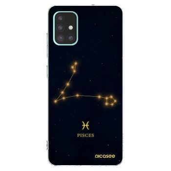 Picasee husă transparentă din silicon pentru Samsung Galaxy A51 A515F - PISCES