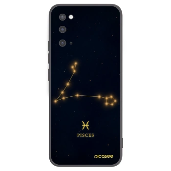 Picasee husă neagră din silicon pentru Samsung Galaxy S20 G980F - PISCES