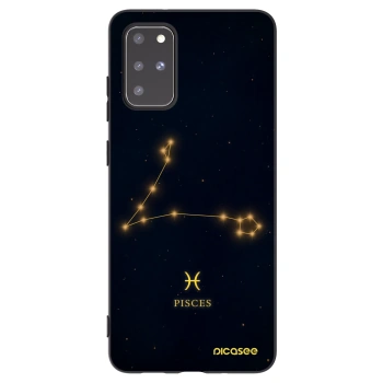 Picasee husă neagră din silicon pentru Samsung Galaxy S20+ G985F - PISCES