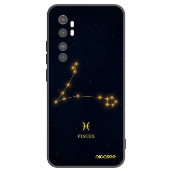 Picasee husă neagră din silicon pentru Xiaomi Mi Note 10 Lite - PISCES