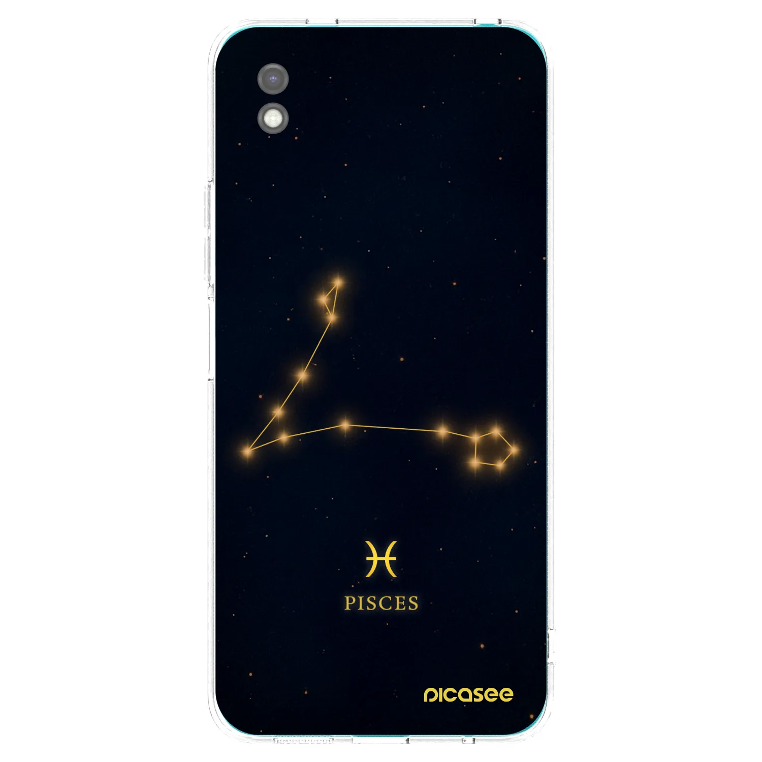 Picasee husă neagră din silicon pentru Xiaomi Redmi 9A - PISCES