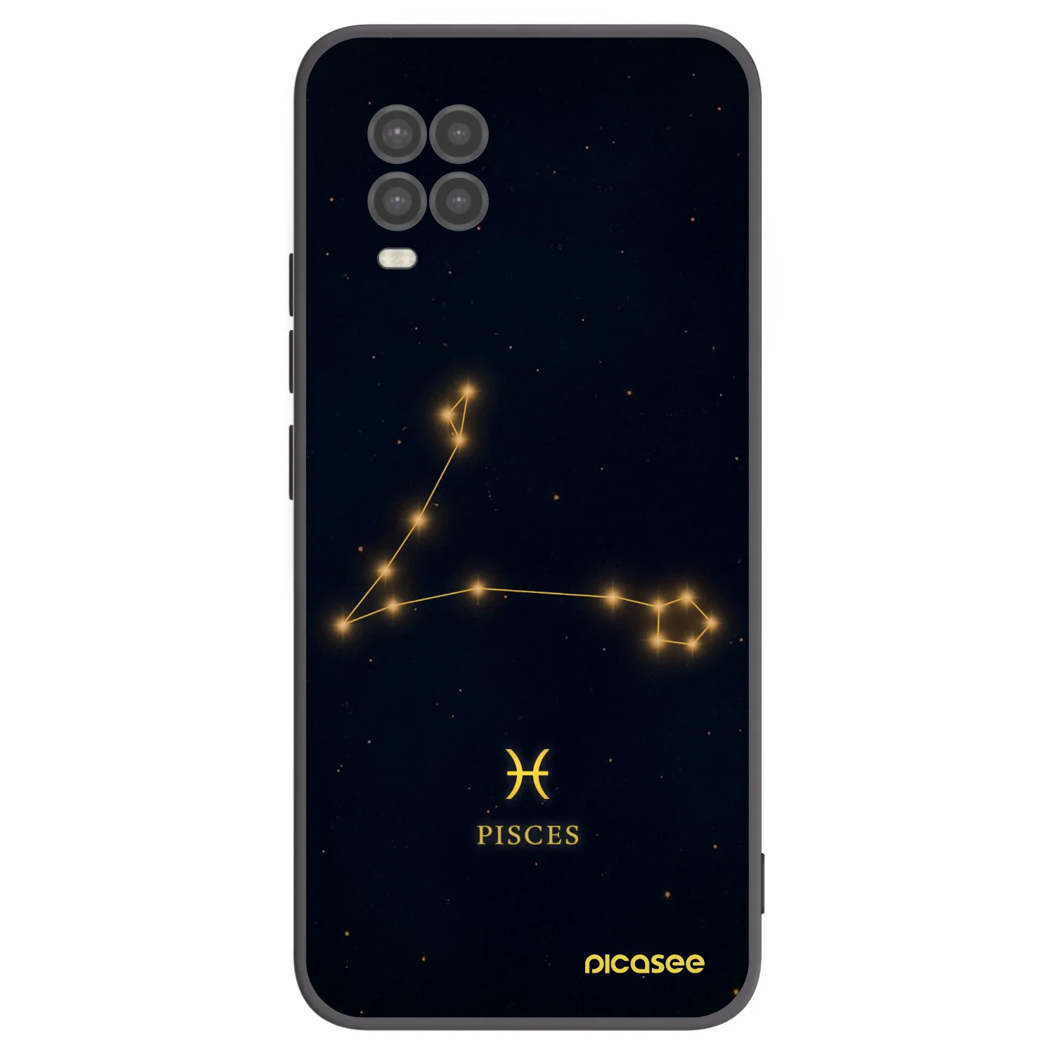 Picasee husă neagră din silicon pentru Xiaomi Mi 10 Lite - PISCES