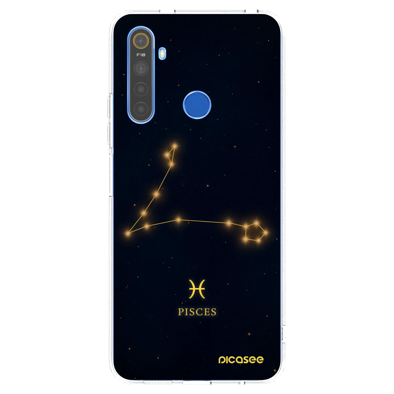 Picasee husă transparentă din silicon pentru Realme 5 - PISCES