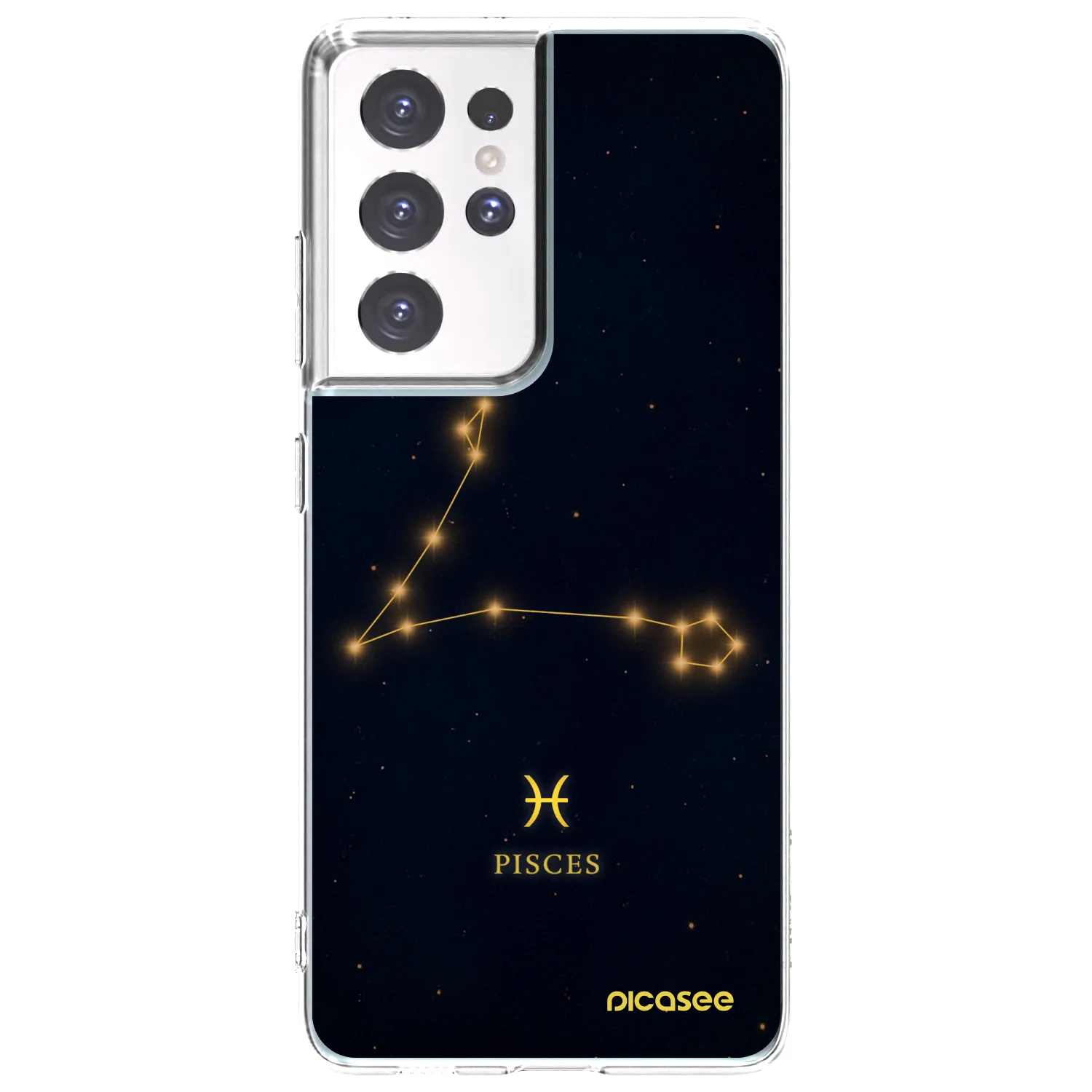 Picasee husă transparentă din silicon pentru Samsung Galaxy S21 Ultra 5G G998B - PISCES