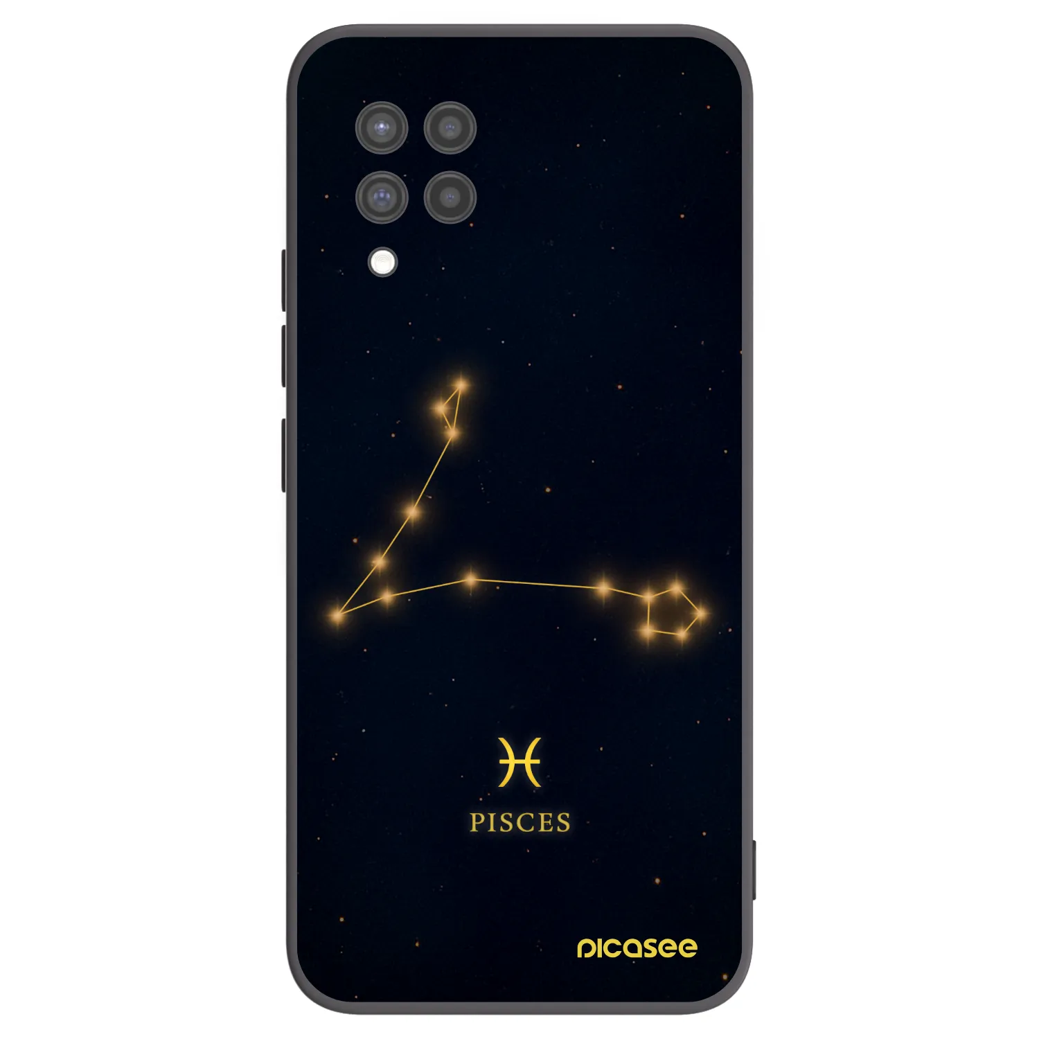 Picasee husă neagră din silicon pentru Samsung Galaxy A42 A426B - PISCES