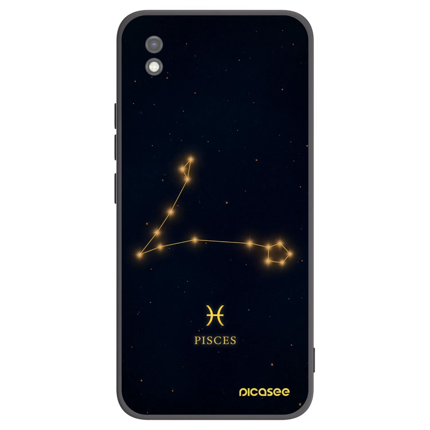 Picasee husă neagră din silicon pentru Xiaomi Redmi 9AT - PISCES