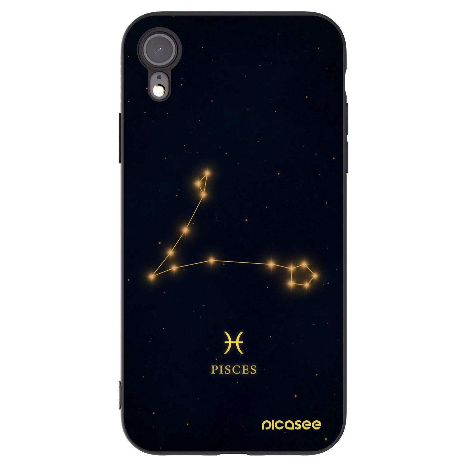 Picasee husă neagră din silicon pentru Apple iPhone 6 Plus/6S Plus - PISCES
