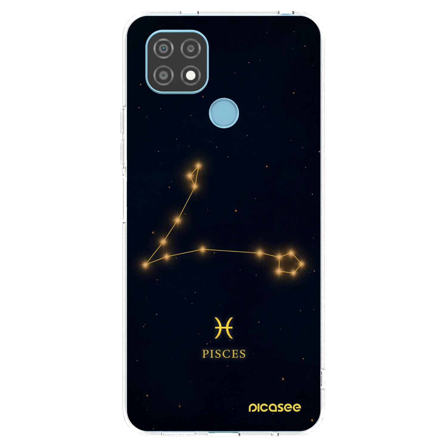 Picasee husă transparentă din silicon pentru Realme C21 - PISCES