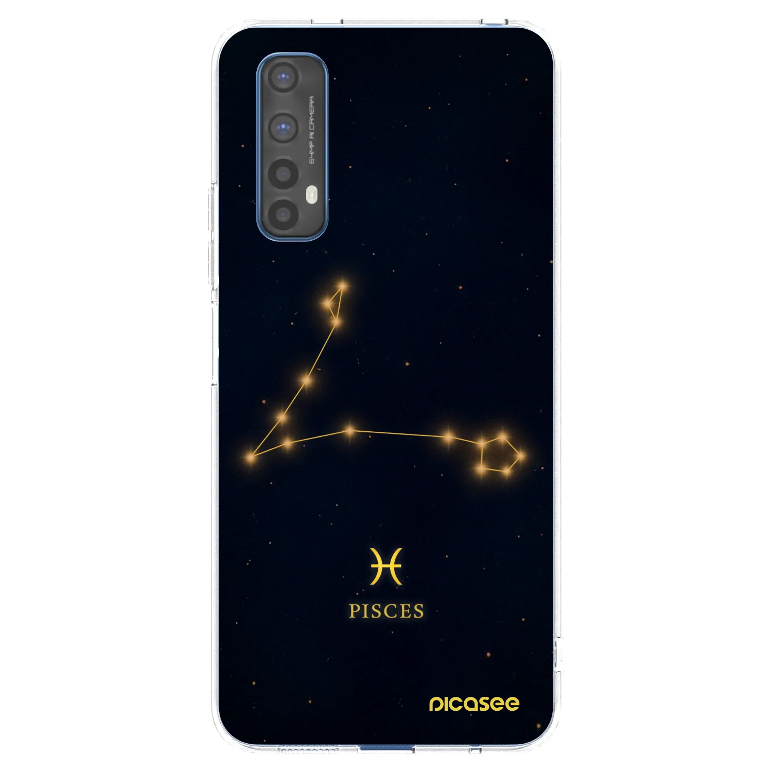 Picasee husă transparentă din silicon pentru Realme 7 - PISCES