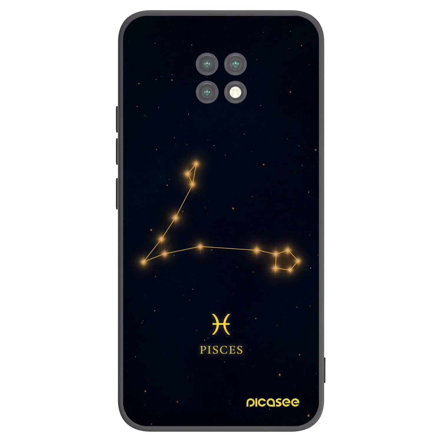 Picasee husă neagră din silicon pentru Xiaomi Redmi Note 9T - PISCES
