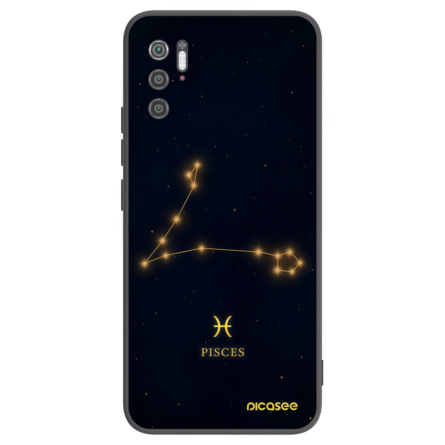 Picasee husă neagră din silicon pentru Xiaomi Poco M3 Pro 5G - PISCES