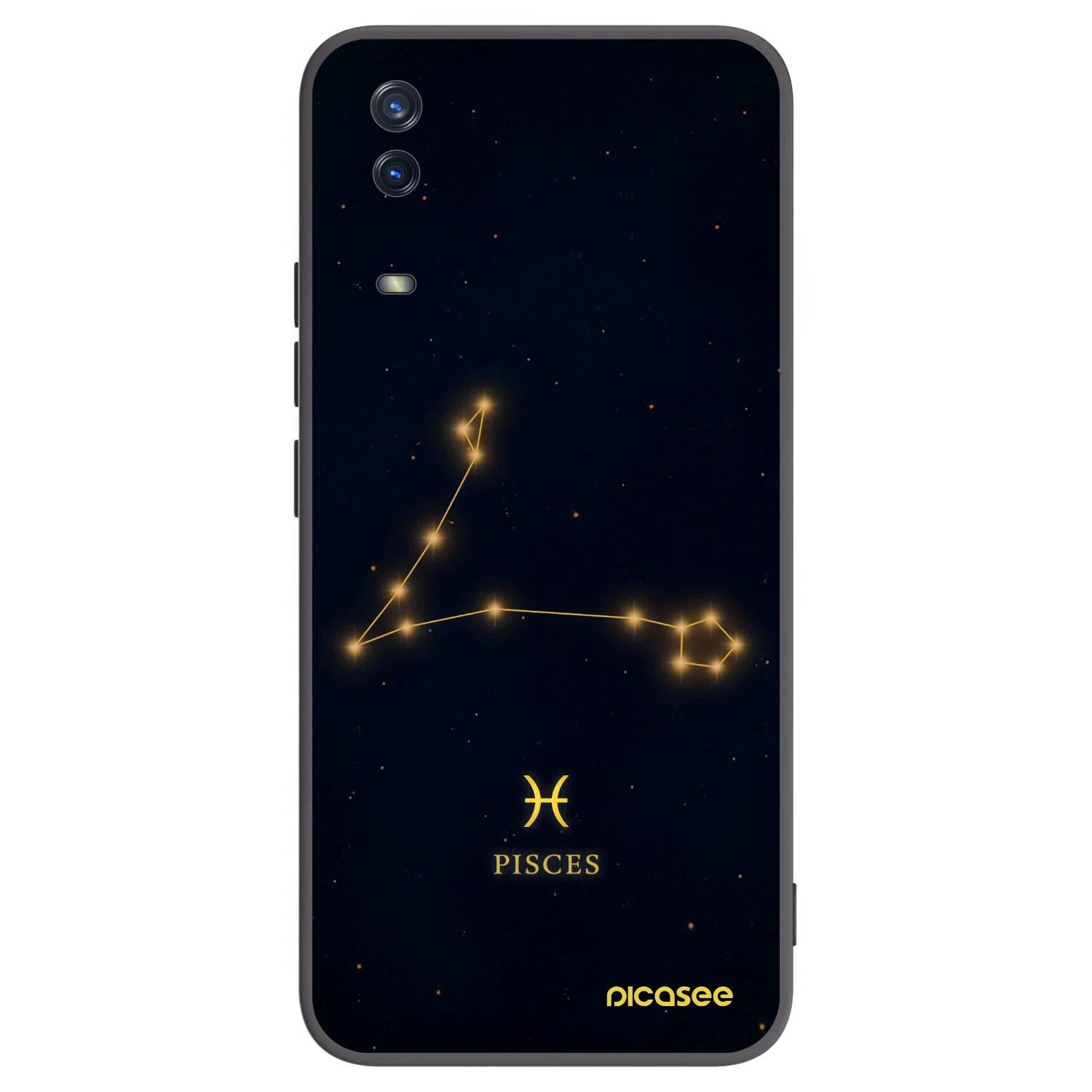 Picasee husă neagră din silicon pentru Vivo Y11s - PISCES