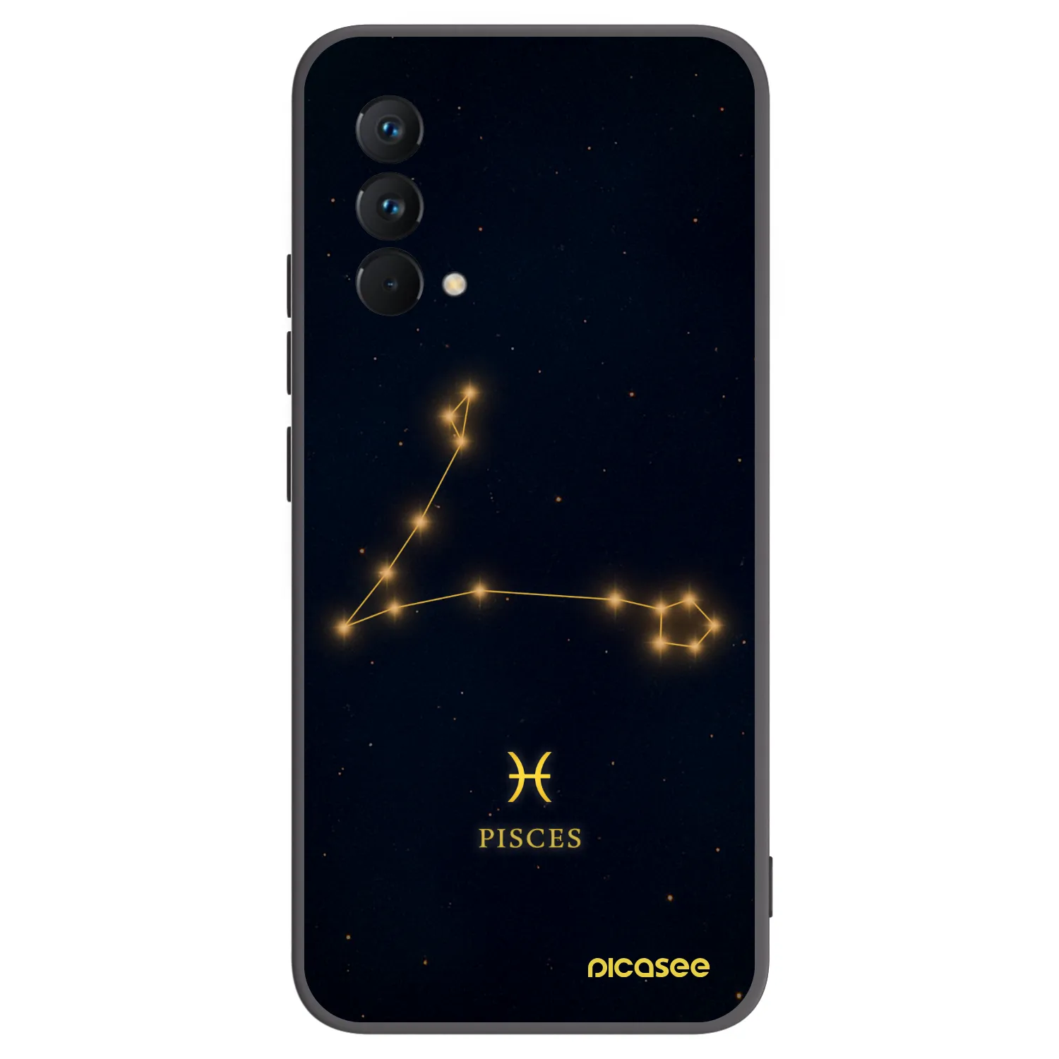 Picasee husă neagră din silicon pentru Realme GT Master Edition 5G - PISCES