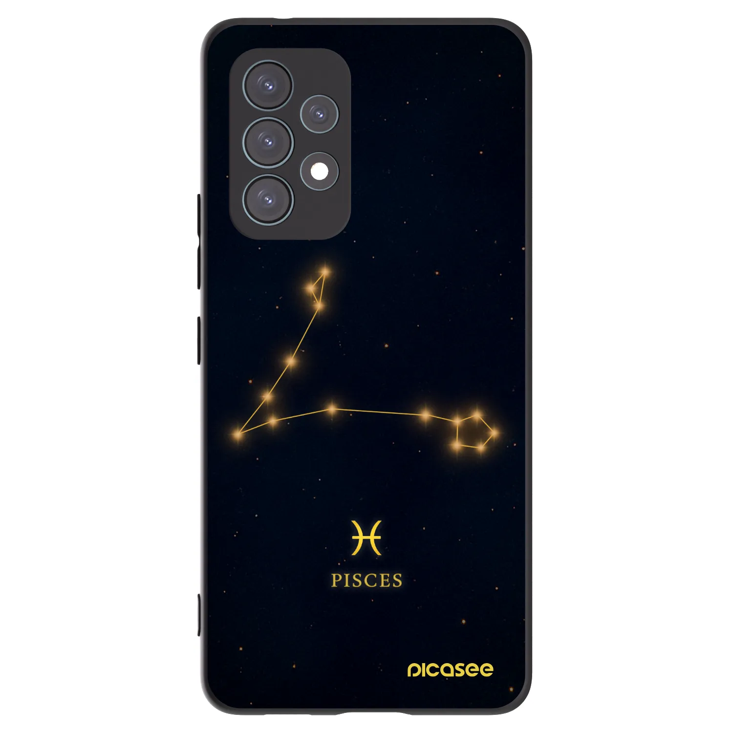 Picasee husă neagră din silicon pentru Samsung Galaxy A53 5G A536 - PISCES