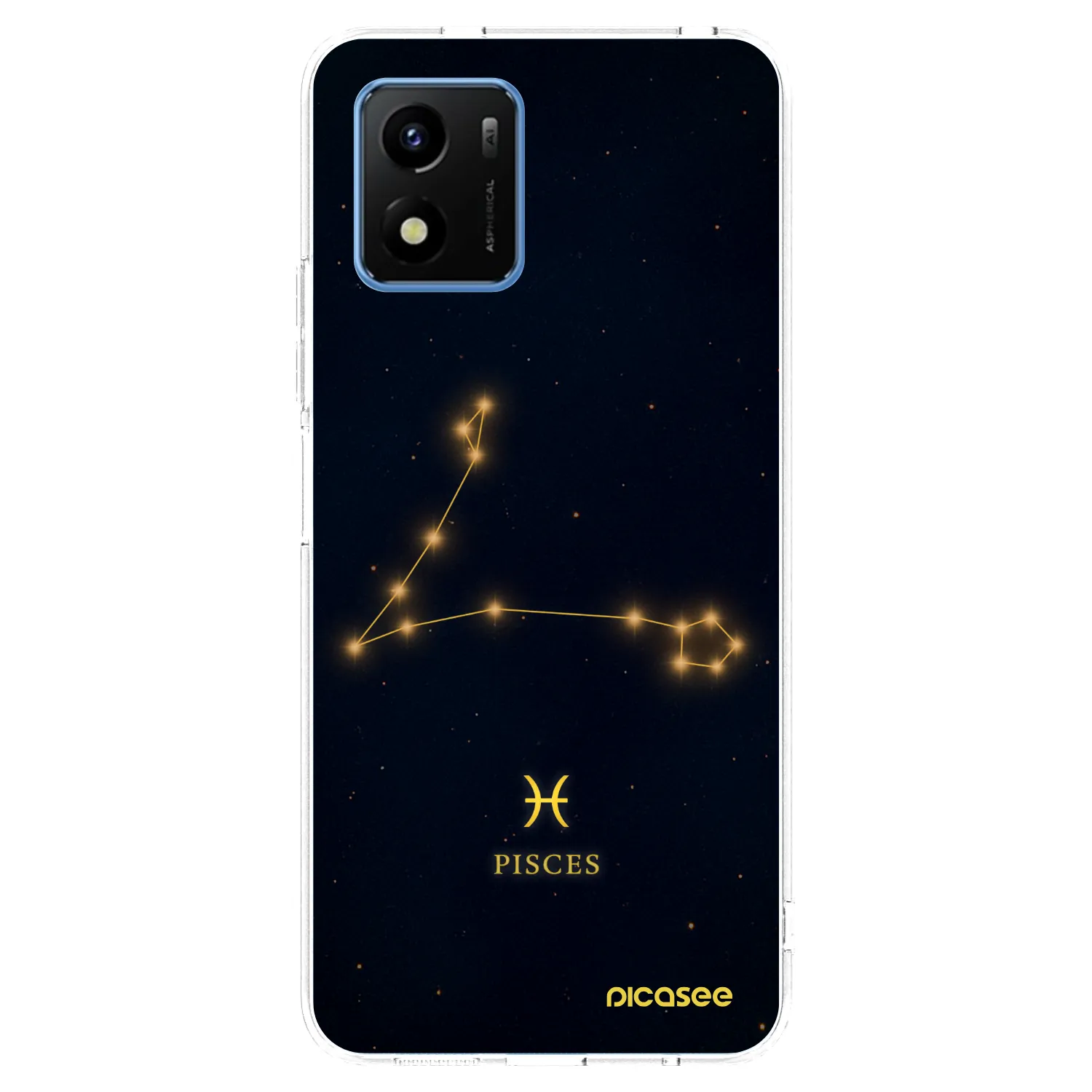 Picasee husă transparentă din silicon pentru Vivo Y01 - PISCES