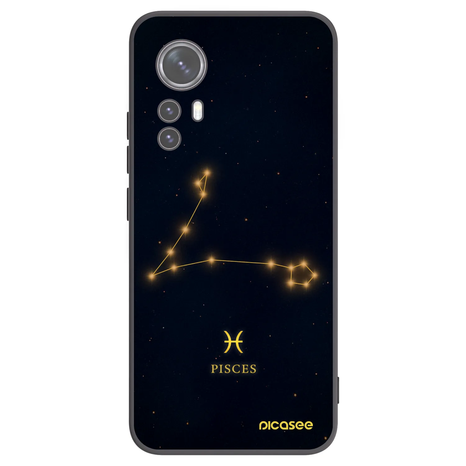 Picasee husă neagră din silicon pentru Xiaomi 12X - PISCES