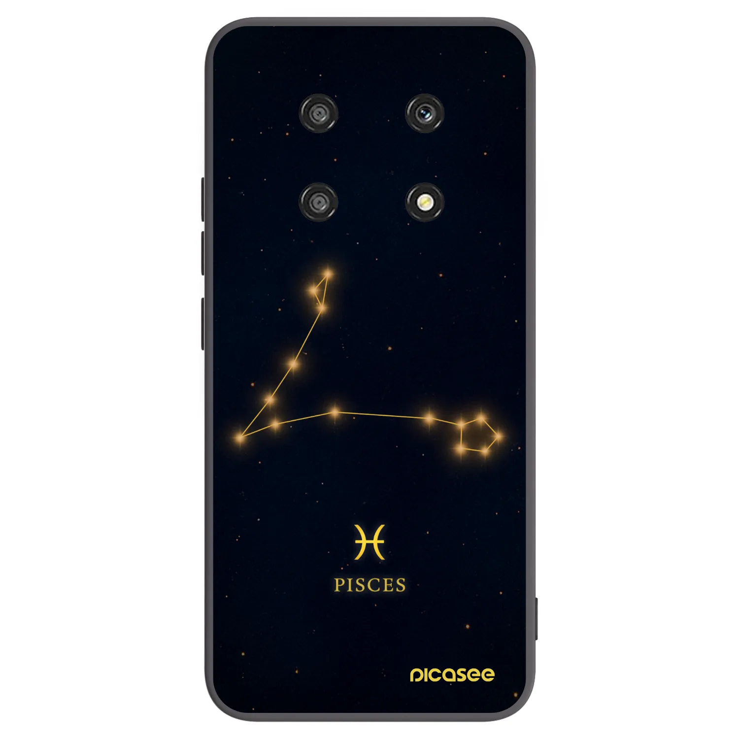 Picasee husă neagră din silicon pentru Honor Magic4 Lite 5G - PISCES