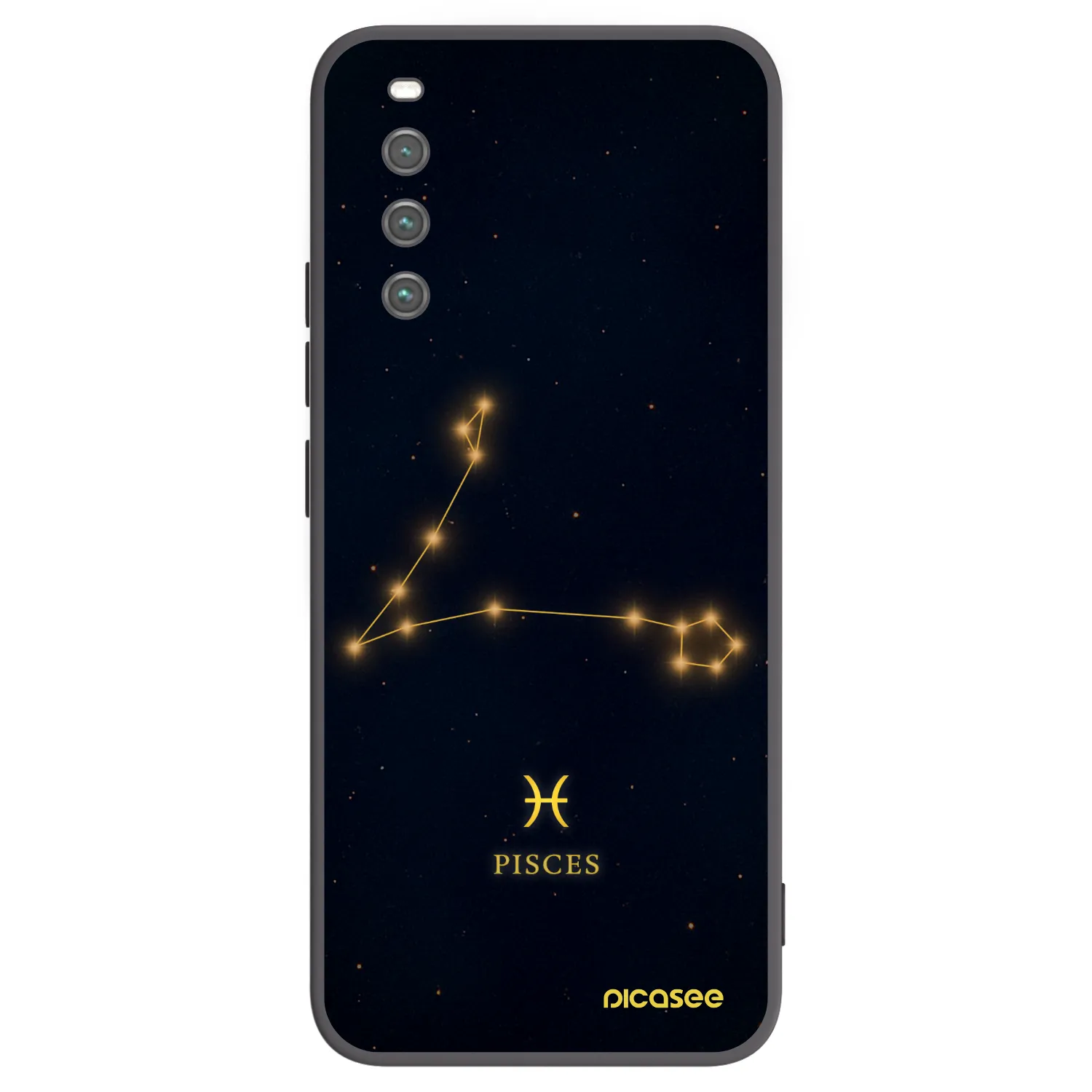 Picasee husă neagră din silicon pentru Sony Xperia 10 IV 5G - PISCES