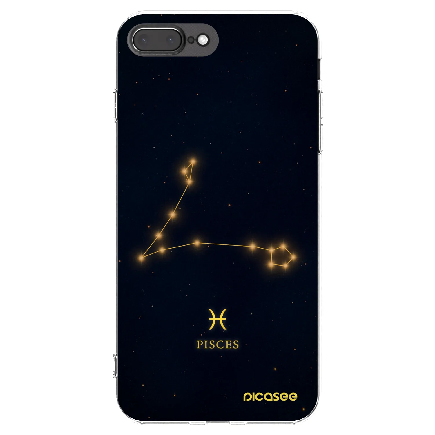 Picasee husă transparentă din silicon pentru Apple iPhone 8 Plus - PISCES