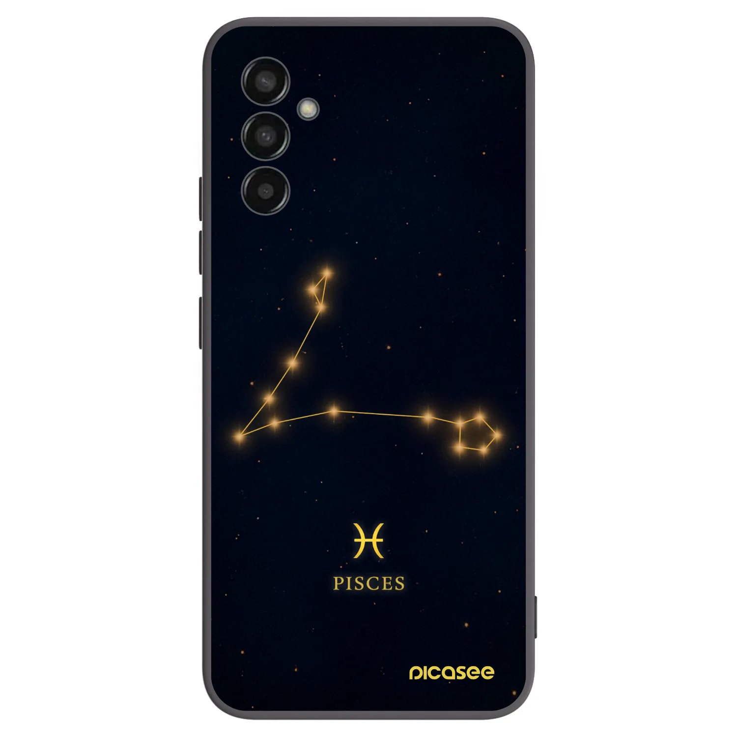 Picasee husă neagră din silicon pentru Samsung Galaxy M13 M135F - PISCES