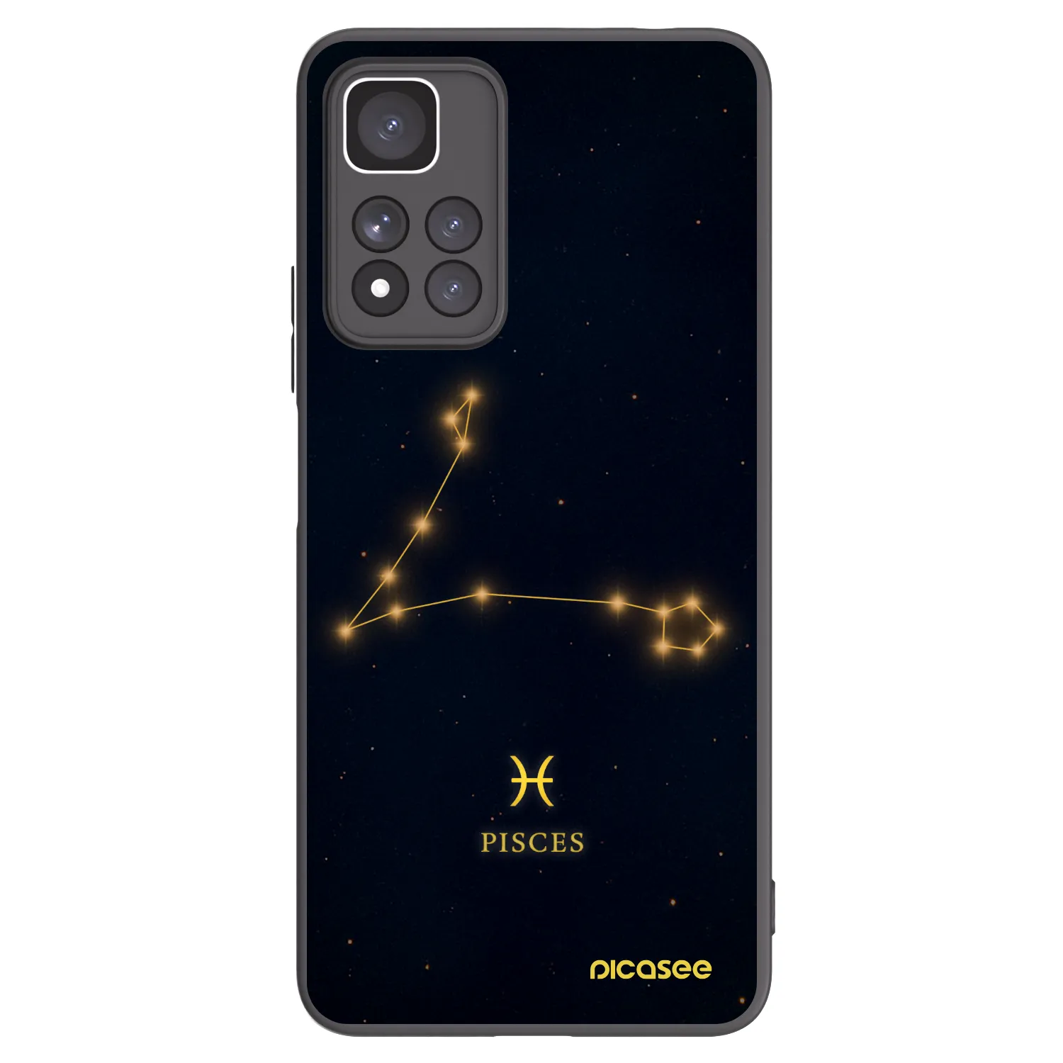 Picasee husă neagră din silicon pentru Xiaomi Redmi Note 11 Pro+ 5G - PISCES