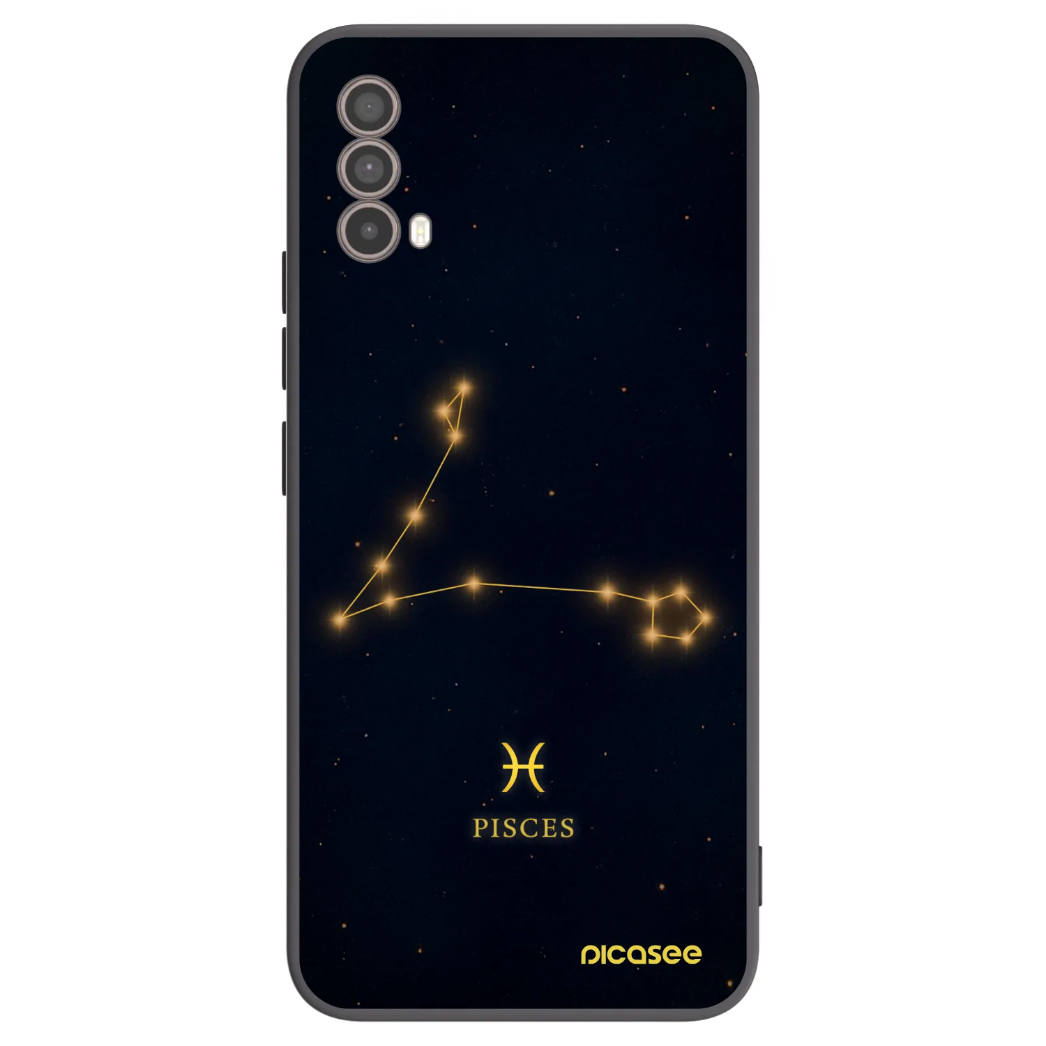 Picasee husă neagră din silicon pentru Motorola Moto E40 - PISCES