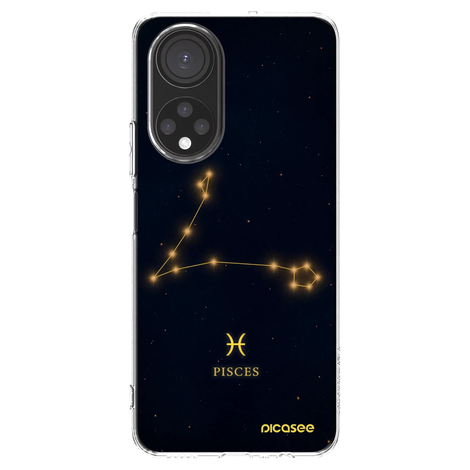Picasee husă transparentă din silicon pentru Honor X7 - PISCES